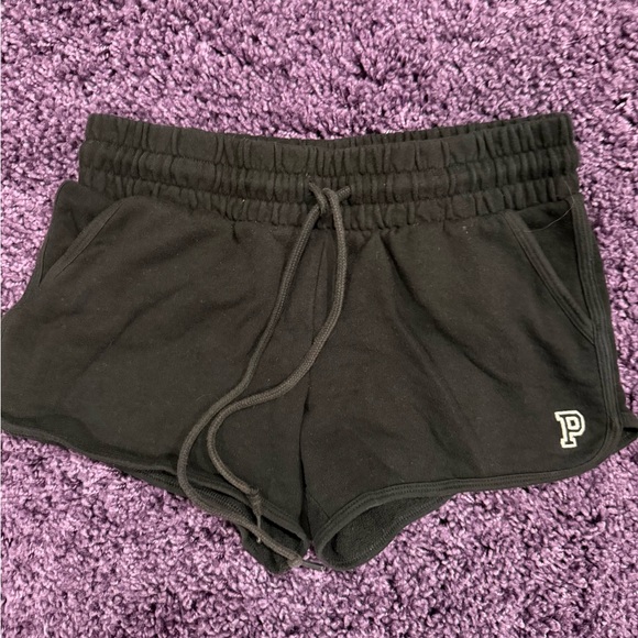 PINK Victoria's Secret Black Athletic Shorts - Picture 2 of 3
